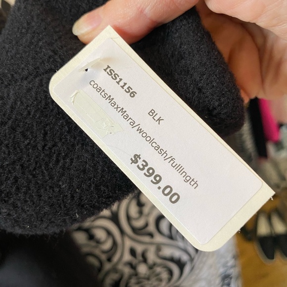 MaxMara Madame Charcoal Double-Breasted Coat - Picture 4 of 6